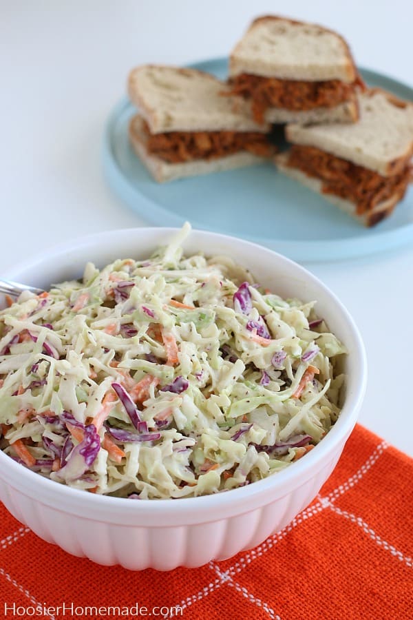 Coleslaw in a bowl