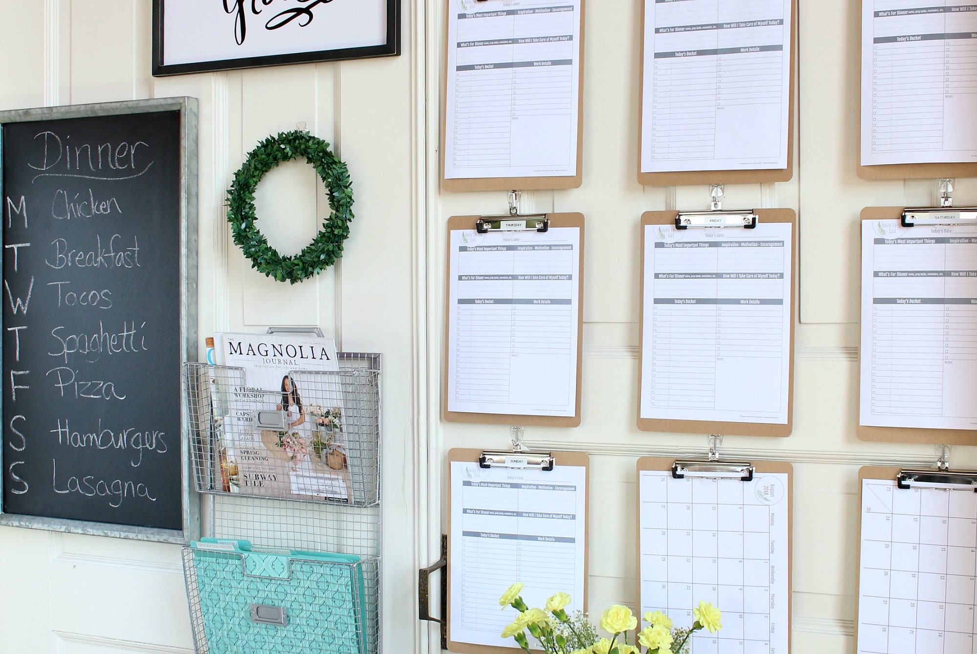 Organizing Life with a Family Command Center