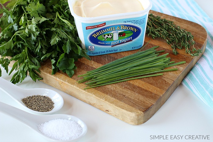 Ingredients for Compound Herb Butter