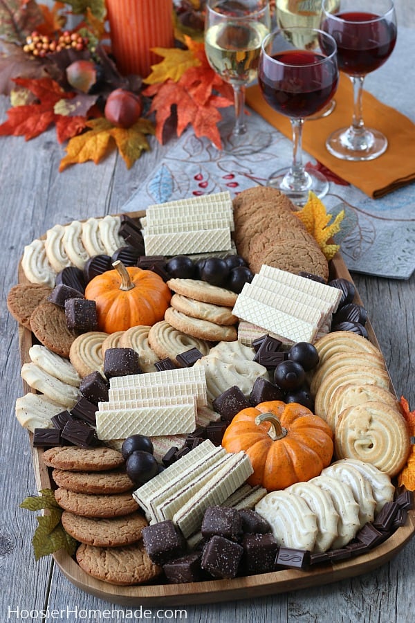 Cookie Board with Chocolate