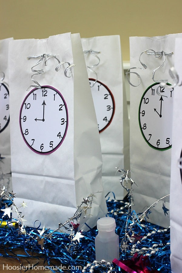 New Year's Eve Countdown Goodie Bags - Hoosier Homemade