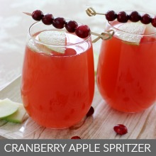 Cranberry Apple Spritzer