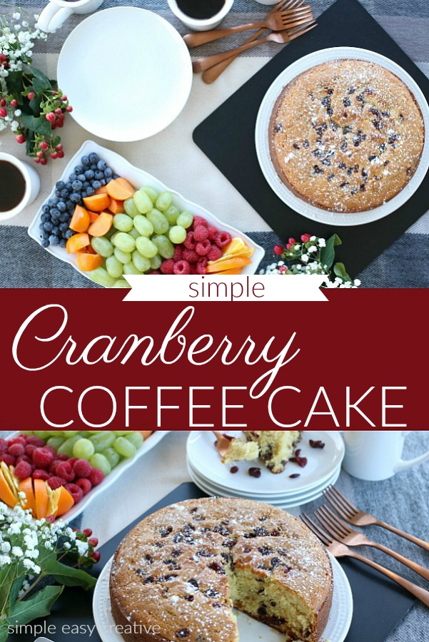 Cranberry Coffee Cake