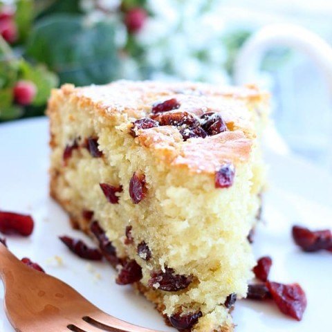 Coffee Cake with Dried Cranberries