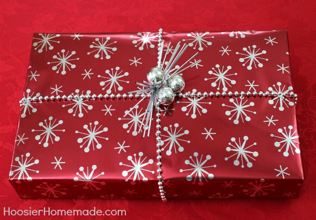 curling ribbon on presents