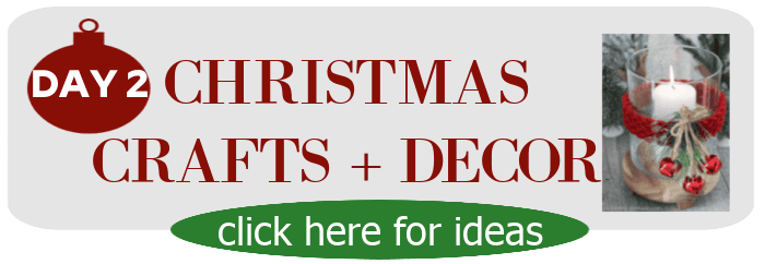 image button for 12 days of Christmas ideas, crafts and decor