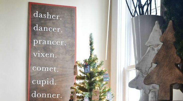 DIY Christmas Reindeer Sign: Holiday Inspiration