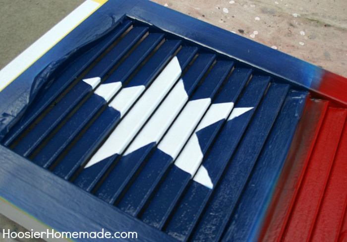 Make your own Patriotic Shutter