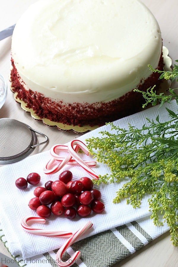 Supplies and Ingredients to decorate a store bought cake