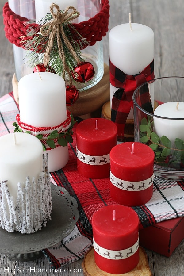 DIY Decorated Candles