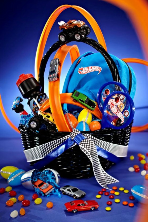 Hot Wheels Cars Easter Basket