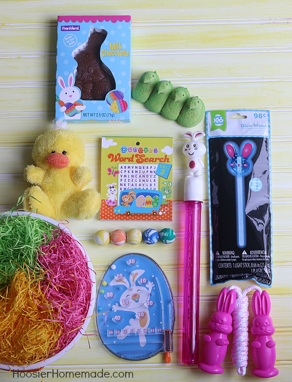 Grab everything you need to fill an Easter basket and still stay on budget! 