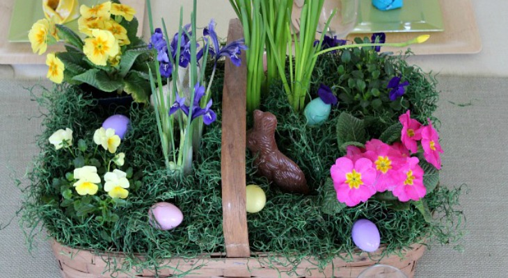 5 Minute Easter Centerpiece: Spring Inspiration