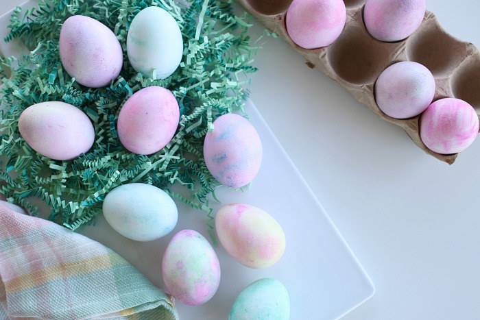 Shaving Cream Easter Eggs