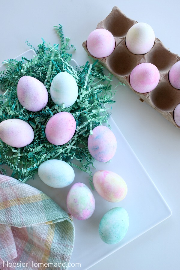 Shaving Cream Easter Eggs