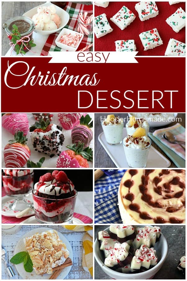 Christmas Dessert Recipes - Hoosier Homemade