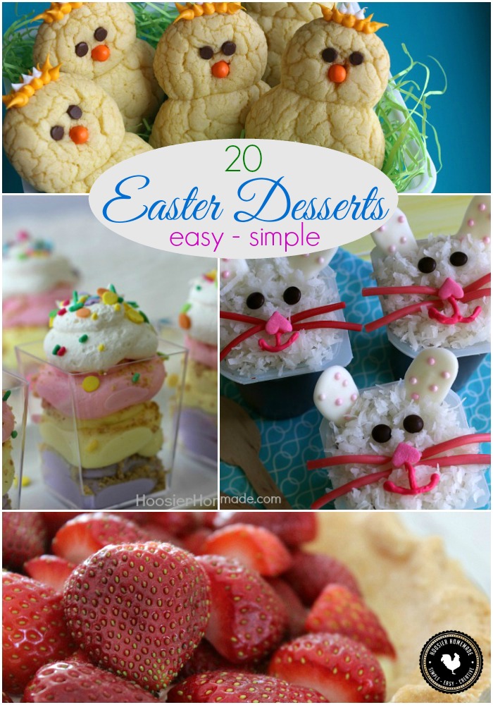 20 Easy Easter Desserts Hoosier Homemade