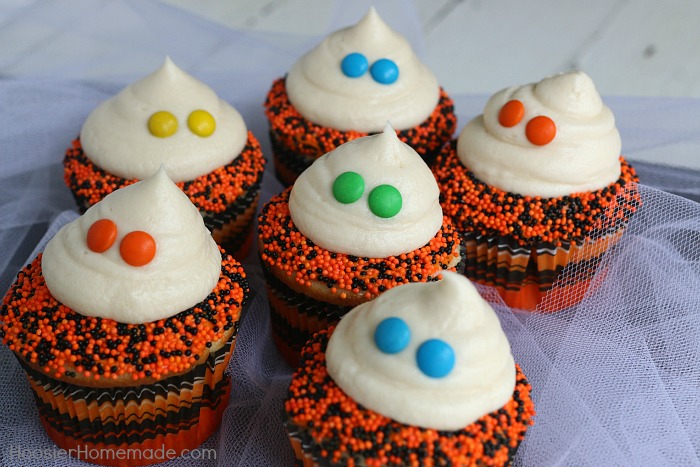 Easy Ghost Cupcakes