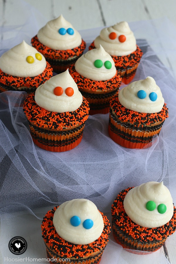 Easy Ghost Cupcakes Hoosier Homemade