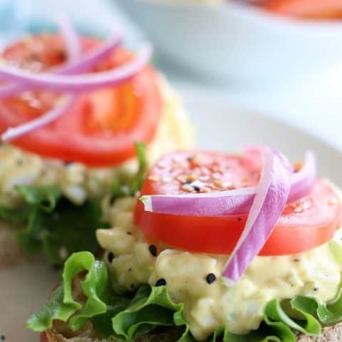 Egg Salad Recipe on Bread