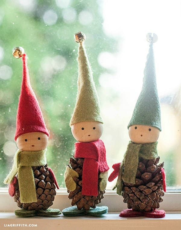 Pine Cone Elves