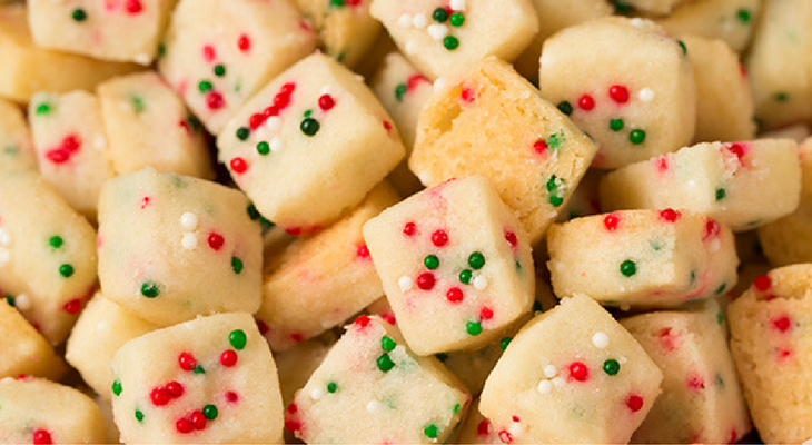 Funfetti Shortbread Bites – 100 Days of Homemade Holiday Inspiration