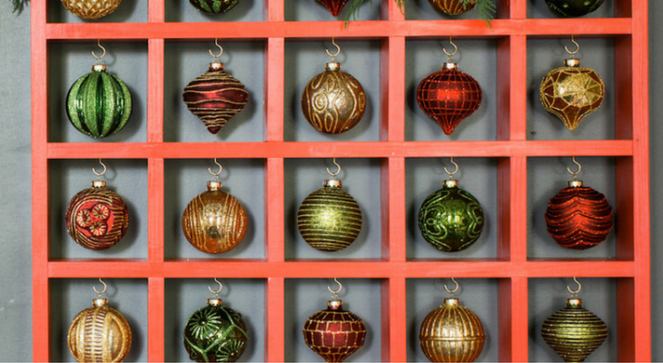 DIY Christmas Ornament Display – 100 Days of Homemade Holiday Inspiration