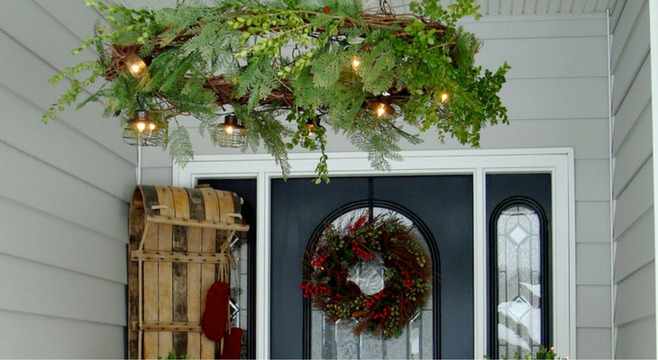 Wreath Chandelier – 100 Days of Homemade Holiday Inspiration