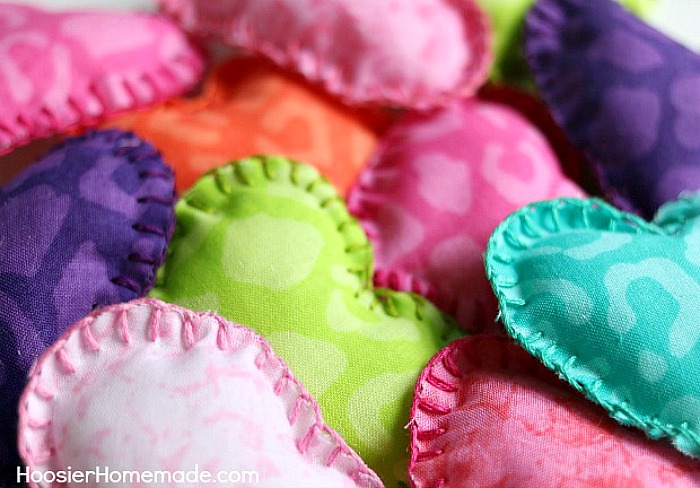 How to Make Fabric Hearts