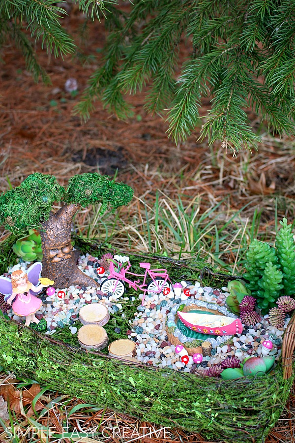 homemade fairy garden