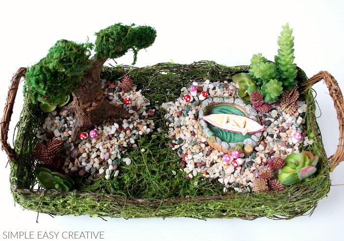 Add miniature mushrooms to the Fairy Garden