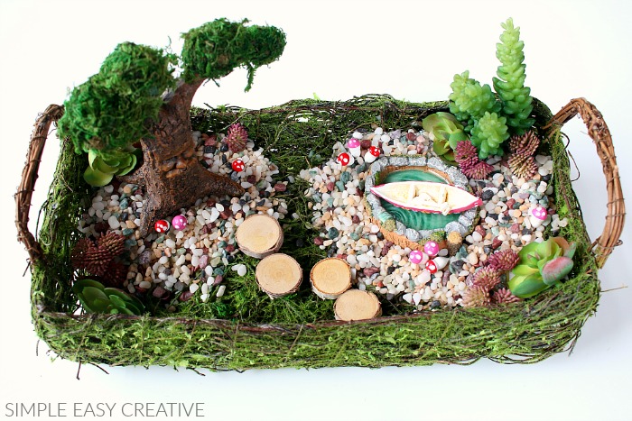 Add Birch Discs for stepping stones to Fairy Garden