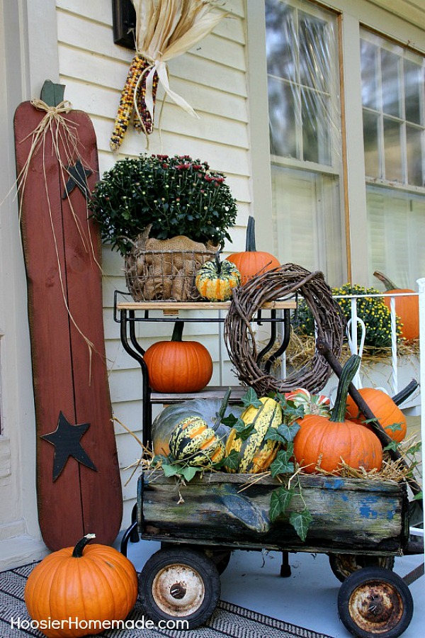 Fall Front Porch Decorations