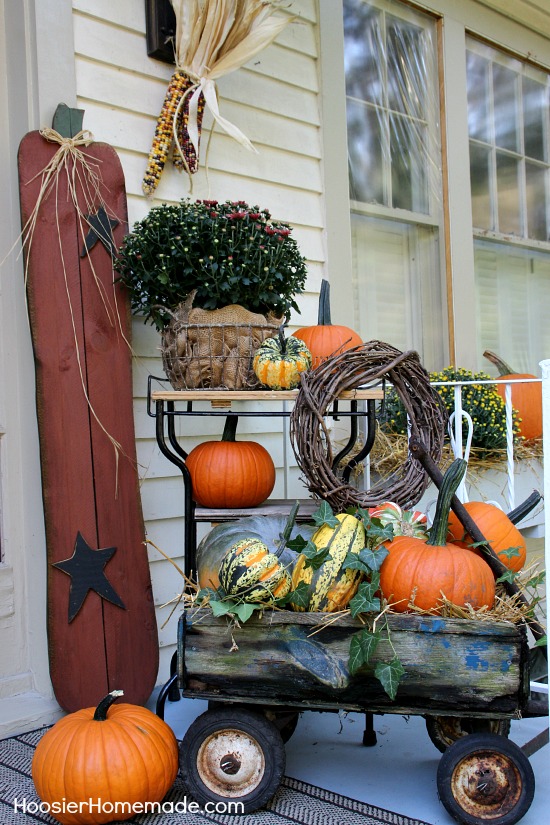 Fall Outdoor Decorating Hoosier Homemade