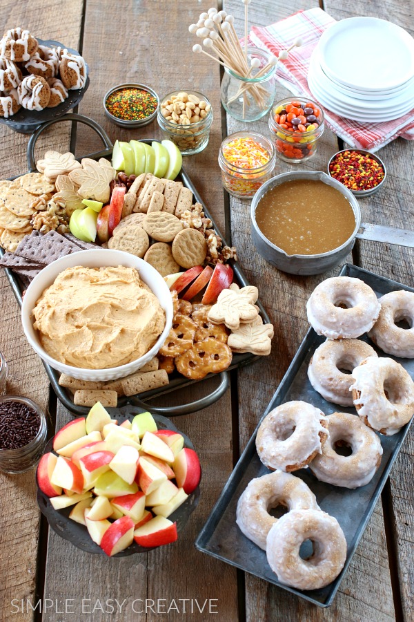 Caramel Apple Fondue for Fall Party