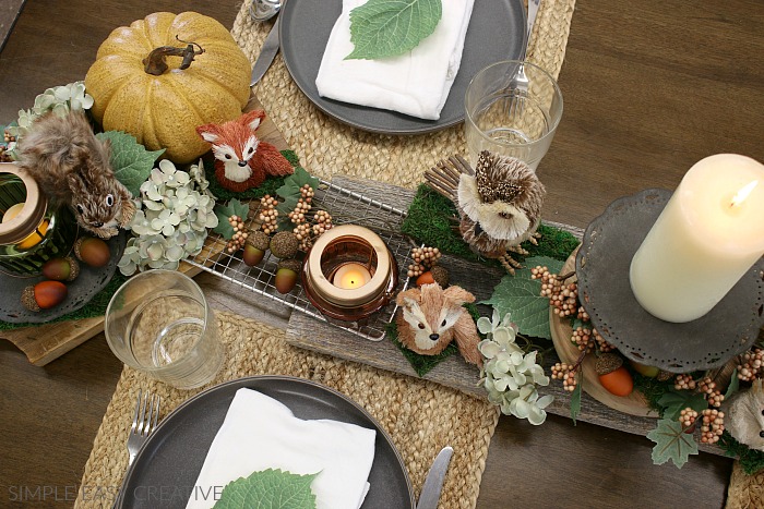 Using Cutting Boards for Table Decorations