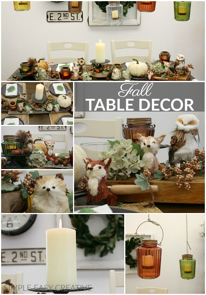 Decorate your Table for Fall