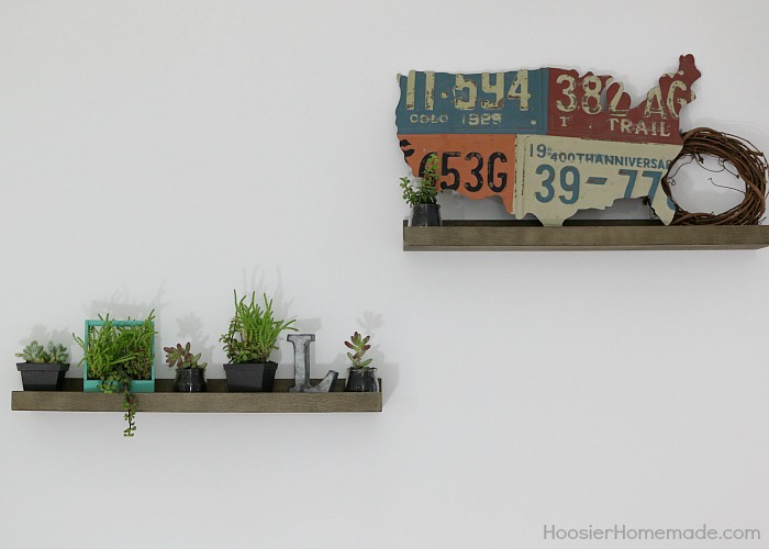 farmhouse shelf decor ideas