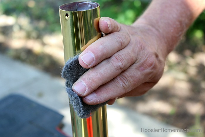 How to Paint a Brass Headboard   Hoosier Homemade