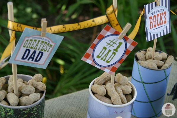 Father’s Day Party Centerpiece