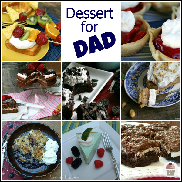 Father's Day Cupcakes + Dessert for Dad - Hoosier Homemade