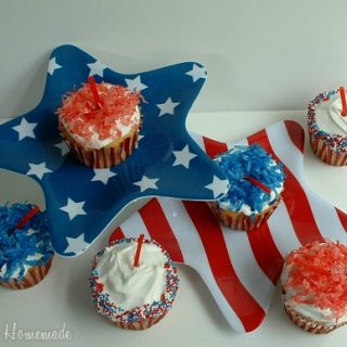 Firecracker Cupcakes for the 4th of July