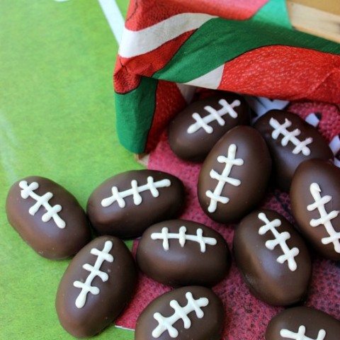 Football Shaped Oreo Truffles