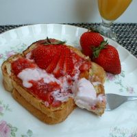 Strawberry Stuffed French Toast
