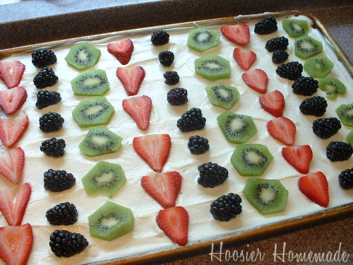 Weekly Menu Plan ~ Fruit Pizza