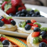 Sugar Cookie Fruit Pizzas