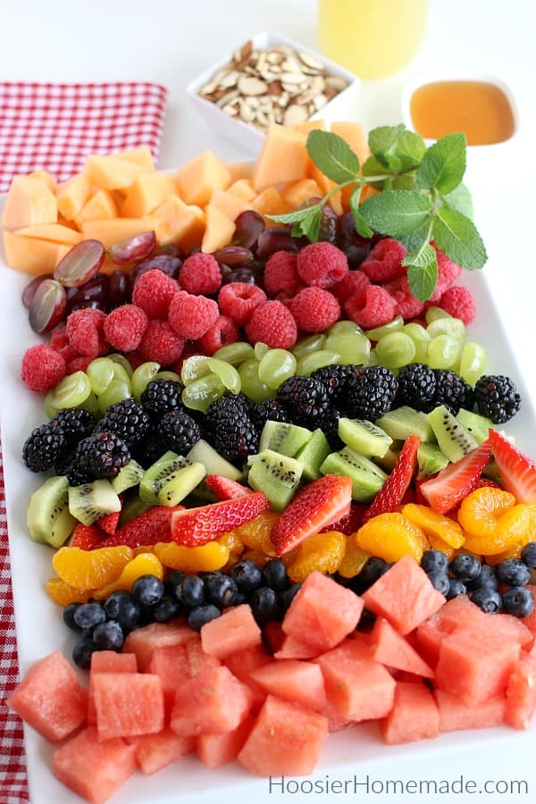 Fruit on platter