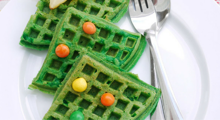 Christmas Tree Waffles – 100 Days of Homemade Holiday Inspiration