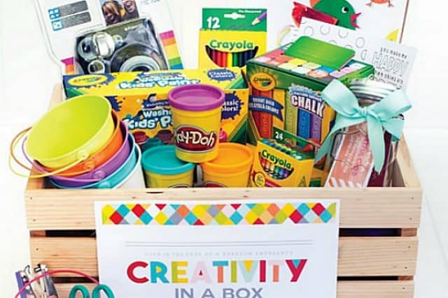 Gift Basket for Creative Kids - Hoosier Homemade