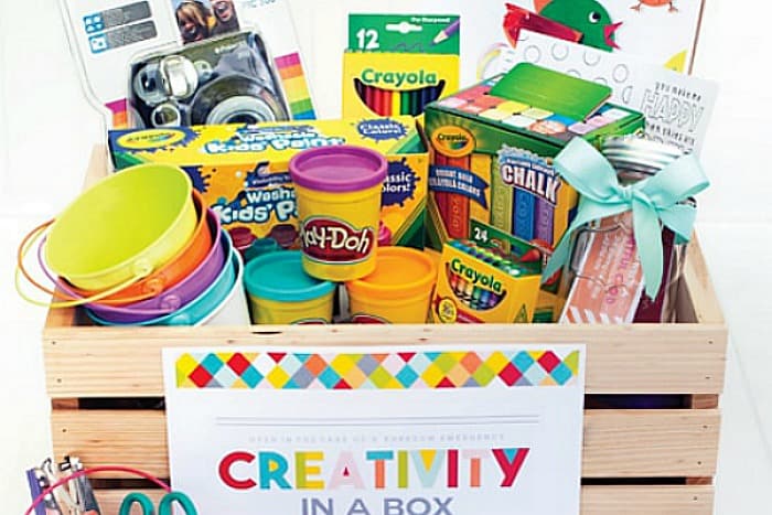 Gift Basket for Creative Kids
